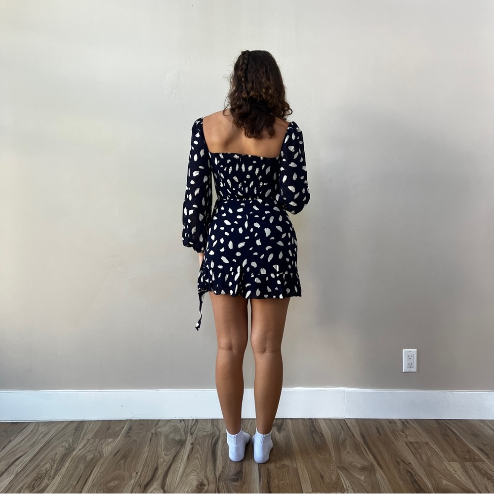 Reformation Cammi Dress | Splatter🎉SALE🎀 NEW - Picture 5 of 16